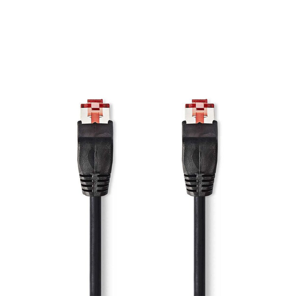 Nedis U/UTP Cat 6 Netwerkkabel | 1 m | Zwart - Matmuis - Matmuis